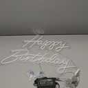 ATOLS Happy Birthday Large Neon Sign for Wall Decor 2PCS, with Dimmer Switch, 12V Reusable Happy Birthday Neon Light Sign for All Birthday Party Decoration, Size-Happy 16.5x8inch, Birthday 23 X 8inch