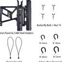 Aventik Bike Fishing Rod Holder for Bike Hold 2 Rods Easy to Mount Secure Stable Fishing Pole Holders