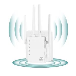 WiFi Extender,WiFi Extender Signal Booster for for Home & Outdoor,Device Servers Covers Up to 6000 Sq. ft and 35 Devices,Internet Booster