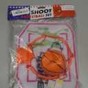 ArtCreativity Stick-on Plastic Basketball Hoop Game for Kids & Adults  No Assembly Needed, Includes Mini Ball, Backboard, Net, Stickers for Easy Mounting  Fun for Home, Office, Bedroom, Gift Idea.