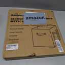 Vinyl Record Storage Box - 13 Inch Linen Fabric Case for LP Album Storage, Stackable & Collapsible Organizer Crate Cube Bins with Lid for 120+ Singles