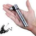 Mini Bike Pump - Fits Presta & Schrader- 160 PSI - Includes Mount Kit -Compact & Light - Bicycle Tire Pump for Road,Mountain and BMX Bikes -2.9 oz