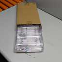 LARGER Compartment - Stackable Water Bottle Organizer Holder - for Stanley & Others' Large Tumbler - Clear Wine Rack, Cup Bottle Holder for Cabinet Home Countertop Fridge Pantry Shelf, 3 Tier Hold 9