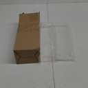 2 Pieces Acrylic Flower Vase Rectangular - Clear Floral Centerpiece for Dining Table Each 14 Inches, Connect to Form 28 Inches Long Rectangle Acrylic Vase for Home Wedding Dining Table Decor