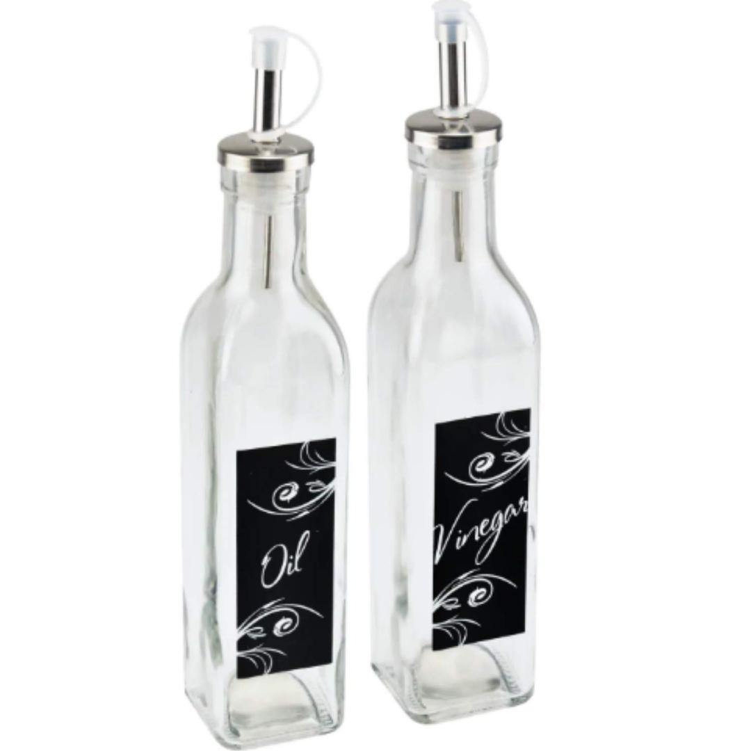 Oil and Vinegar Dispensers and Kitchen Kit, Set of 5