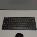 TECKNET Wireless Keyboard and Mouse Combo, Mini Cordless Computer Keyboard and Mouse Set 2.4GHz, Silent Adjustable 1600 DPI, Quiet Click, Lag-Free for Computer, Laptop, PC, Windows, Mac, Chrome OS (Black)