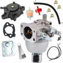Carburetor Fit for 847395 846280 846570 844938 808725 846944 807906 350772 350775 350776 350777 356777 for JD LT-166 16HP Vanguard Engine Lawn Mower With Fuel Pump