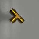 TAILONZ PNEUMATIC 5PCS 1/4" Tube OD DOT Tee Out Pipe Air Fittings, Push to Connect Fittings Air Brake Pipe Fittings for Cars, Trucks, Air Brake Systems, Etc.