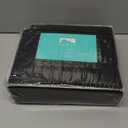 DREAMCARE Twin XL Fitted Sheet - Extra Deep Pocket Fitted Sheet - Fits up to 21 inch Mattress - Deep Pocket Twin XL Sheets - Hotel Luxury - Oeko-Tex Certified Sheets - 1 Fitted Sheet Only (Black)