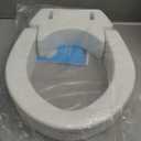 69129 Carex Hinged Raised Toilet Riser, Elongated