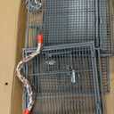 Deluxe Double Unit Two Full Story Durable Front Doors Tight 1/2-inch Wire Spacing Chew-Free Small Animal Critter Home Cage Water Bottle Food Bowl for Feisty Ferret Hammock Rat Mice On Wheels (Black Vein)