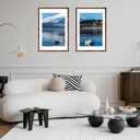 Wood 22.375x34 Picture Frame with 20x30 Mat, Display 20x30 with Mat or 22.375x34 Without Mat, Wood 22.375 by 34 Photo Frame, 22.375 x 34 Frame for Wall Hanging Display, Deep Brown