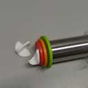 Adjustable Rolling Pin with Thickness Rings for Baking, Stainless Steel Designs Dough Roller Pins for Cookie Decorating Baking Supplies Fondant Cake Baker (Silver)