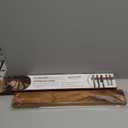 4 YORVOY Magnetic Knife Holder for Wall-16 inches long Kitchen Organizer- No Drilling Knife Magnetic Strip- Compact Utensil Holder- Acacia Wood Knife Rack- Strong Knife Magnet- Easy Installation