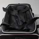 Petskd Top-Expandable Pet Carrier 17x12x8.5 Inches JetBlue Allegiant Spirit Airline Approved, Soft-Sided Carrier for Small Cats and Dogs with Locking Safety Zippers and Anti-Scratch Mesh(Black)