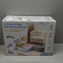 Climbing Toys for Toddlers , Foam Climbing Blocks with Ball Pit for Baby, 5-Piece Soft Toddlers Climbing Toy Indoor,Climbing Crawling Toys Soft Foam Blocks Activity Play Set(Balls not Included) (Blue/Grey)