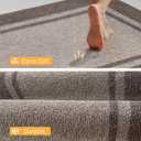 anllugs Kitchen Rugs 24" x 36", Non-Slip Machine Washable Kitchen Runner Rugs Floor Mats, Absorbent Comfort Standing Mats for Kitchen, Sink, Laundry and Hallway, Beige & Grayish Brown