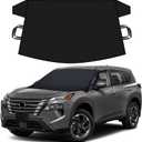 EcoNour Windshield Cover Compatible for Nissan Rogue | Windshield Cover for Ice and Snow with S-Hook Straps | Heavy-Duty 600D Oxford Winter Car Cover, Waterproof & Anti-Slip