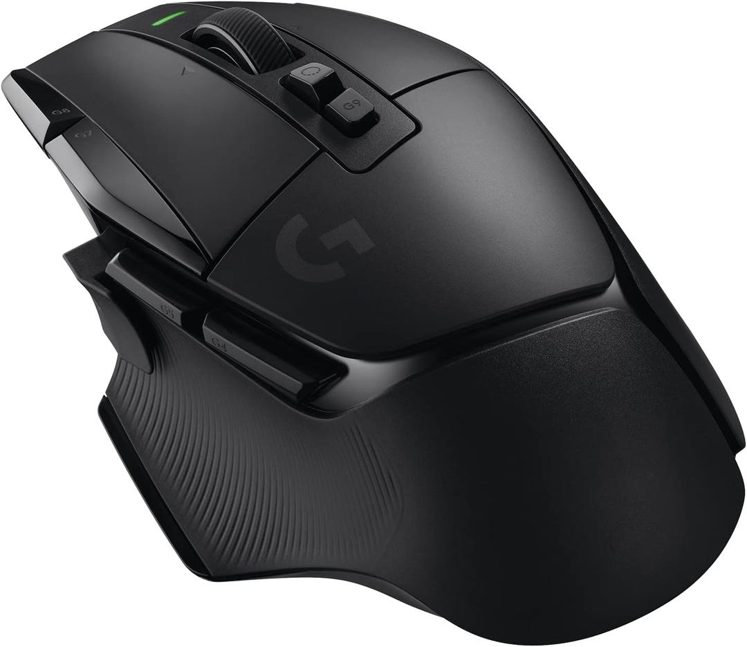 Logitech G502 X Lightspeed Wireless Gaming Mouse - LIGHTFORCE Hybrid Optical-Mechanical switches, Hero 25K Gaming Sensor, Compatible with PC - macOS/Windows - Black