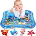 Infinno Inflatable Tummy Time Mat Premium Baby Water Play Mat for Infants and Toddlers Baby Toys for 3 to 24 Months, Strengthen Your Baby's Muscles, Portable