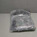 5 Pieces Large Clear Travel Packing Cube Clear Vinyl Zippered Storage Bags See Through Moving Bag PVC Multipurpose Pouch with Handle for Suitcase Shirts Dress Storage (Black, 15.8 x 10.2 x 3.9 Inch)