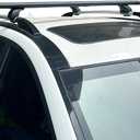 Alloy Aluminum Car Roof Rack Cross Bars,ROOCKHITCB 55 Inches Adjustable Universal Heavy Duty Cross Bars Design with Lock,Solid Cross Bars Compatible for Car with Top Side Rails