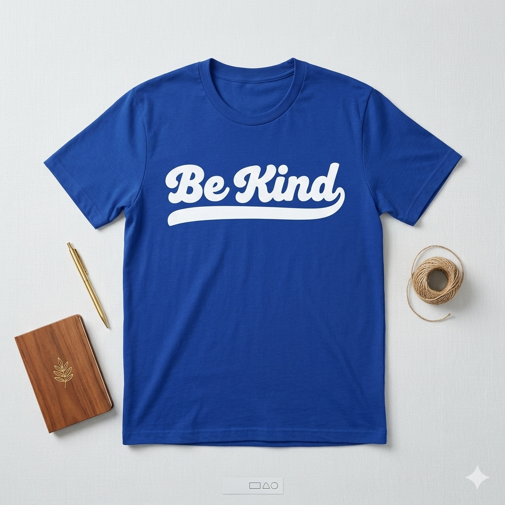 Be Kind Women Positive Inspirational Kindness Retro Vintage T-Shirt, Large