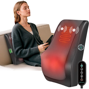 Snailax Shiatsu Back Massager with Heat, Cordless 4D Neck Massage Pillow