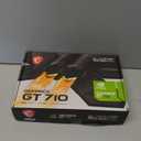 msi Gaming GeForce GT 710, Black, 2GB GDRR3 64-bit HDCP Support DirectX 12 OpenGL 4.5 Single Fan Low Profile, NVIDIA, HDMI/VGA