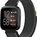 Vanjua Band for Fitbit Versa 2 Bands Women Men, Soft Nylon Adjustable Replacement Wristbands Sport Strap Compatible with Fitbit Versa 2 / Fitbit Versa/Versa Lite/Versa SE Smartwatch