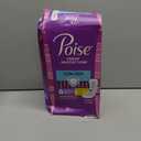 Poise Ultra Thin Incontinence Pads & Postpartum Pads for Bladder Leaks, 6 Drop Ultimate Absorbency, Long Length, 26 Count