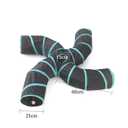 GLEAVI Cat Foldable Tunnel S-Shaped Four-Way Interactive Pet Tube for Indoor Cats Kitten Play and Exercise