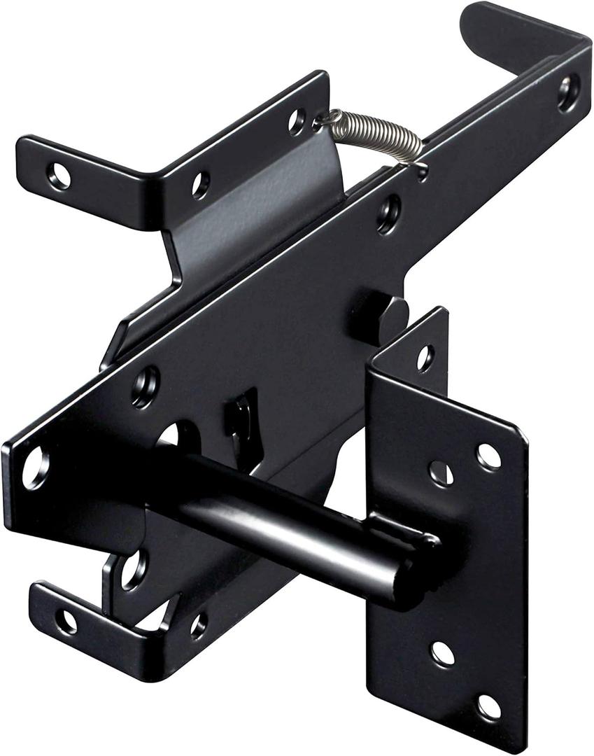 skysen Stainless Steel Vinyl Wood Fence Post Mount Gate Latch(2066 Set)