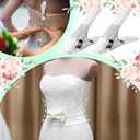 LemonRoad 8 Pack 4.17 Inch Dress Clips Clothing Clamps for Fitting Bridal Seamstress Mannequin Heavy Duty Fixed Clamp Wedding Photographer Fashion Designers Dress Makers Salespeople