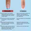 2 x 150pcs Blue French Tip Press on Nails, Short Soft Gel Nail Tips in 15Sizes, Pre-lasting Soak Off Square Acrylic Fake Nails, No Need to File False Nail Tips Extension for Women Girl Nails