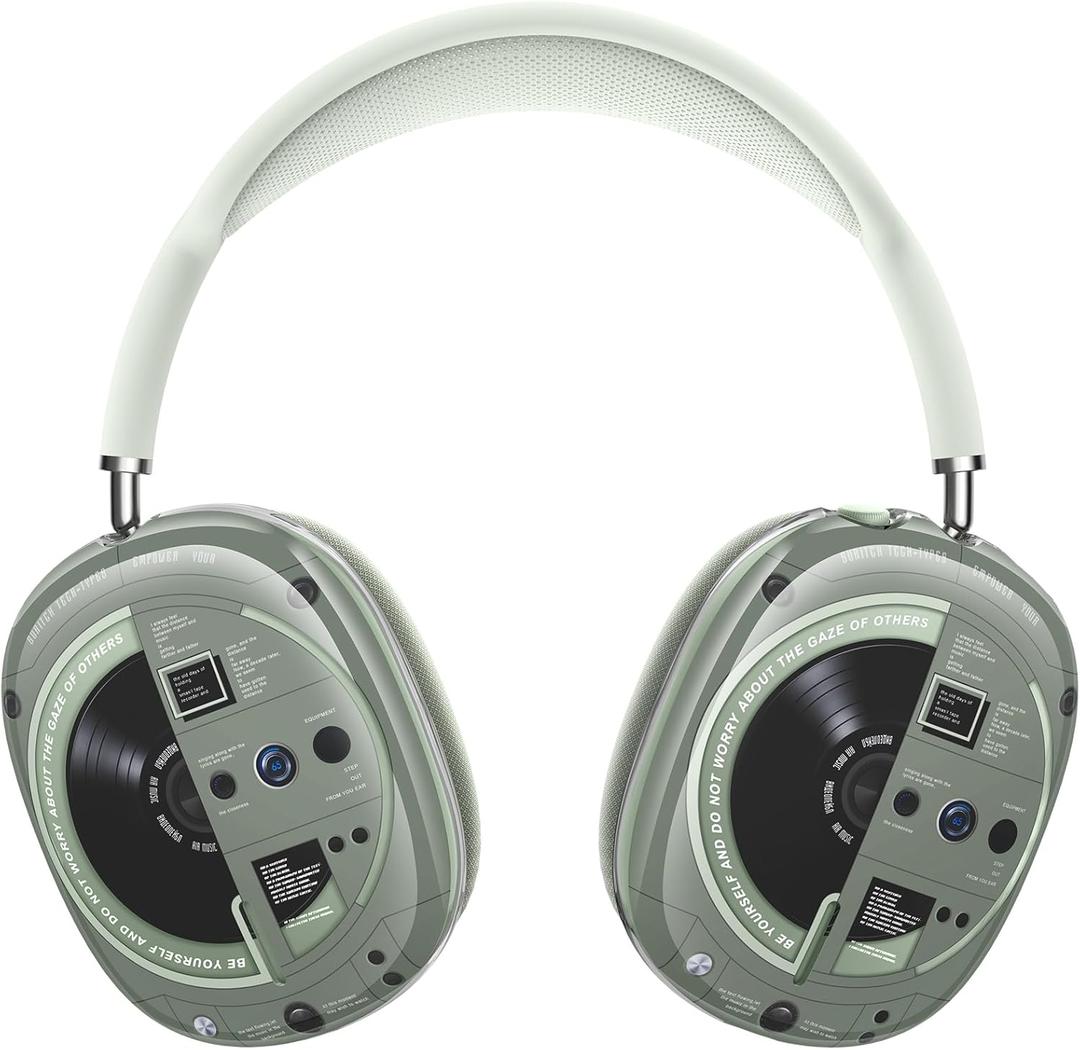 SURITCH for AirPods Max Case, TPU Anti-Scratch Ear Cups Cover for Apple AirPods Max - Green