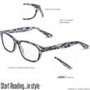 Reading Glasses for Women and Men | Stylish Durable and Comfortable Readers (Black Tortoise)