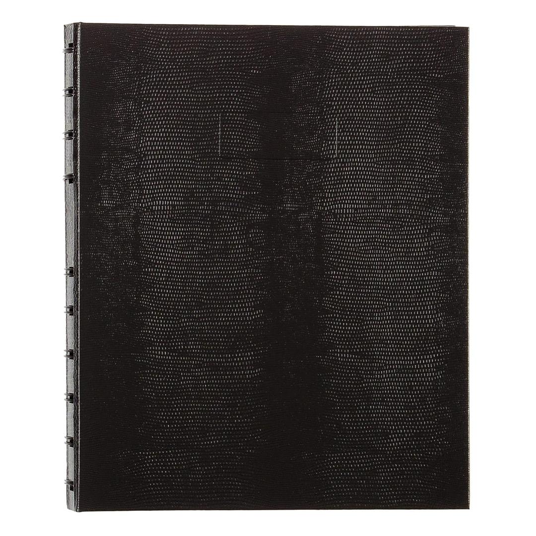 Blueline NotePro Notebook, 1-Subject, Medium/College Rule, Black Cover, (100) 11 x 8.5 Sheets