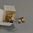 24Pcs Gold Table Number Stands, Wooden Lightweight Card Holder, Semicircular Design Place Card Holders for Wedding Party/Office Tag Restaurant(Small)