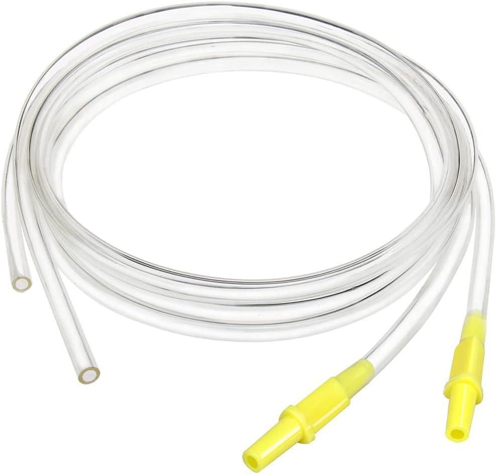 PumpMom-us Replacement Tubing Compatible Medela Older Pump in Style, BPA Free Replace for Medela Pump Tubing Made by PumpMom (Not Original Parts) (2 Count (Pack of 1))