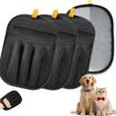 Upgraded 4 Pack Pet Hair Removal Gloves for Cats Dogs, Reusable Electrostatic Pet Hair Remover Gloves, Dual Use for Pet Grooming & Furniture Cleaning, for Couch, Carpet, Clothes, Car Seats | Five-finger flexible fit Cost-effective vs lint roller Rinse clean instantly Scenario-separated use Bath & massage compatible