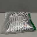 Halloween Addams Costume for Boys Black and White Striped T Shirts Sleeve Stripes Toddler Shorts and Tube Socks (Medium)