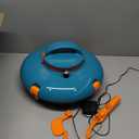 LVKE L1 Cordless Robotic Pool Cleaner, Pool Vacuum for Above Ground Pools with Obstacle-Crossing, 70 Mins Runtime, 40W Powerful Suction, Auto-Parking, Ideal for Flat Pools up to 38 Feet, Orange