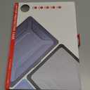 SEYMAC stock Case for MacBook Pro 14 inch, Shock-Absorbing Protection with Folding Stand &Mouse Pad Case for MacBook Pro 14 inch, Black