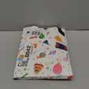 Mocsicka 7x5ft Winter Christmas Backdrop for Photography Christmas Glitter Bokeh Green Pine Tree Lamps Photo Backdrop Xmas Family Pictures for Kids Newborn Photography Background