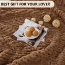 L'AGRATY Chunky Knit Blanket Throw - Soft Chenille Yarn Throw Blanket 40x50 Handmade Thick Cable Knit Crochet Blanke - Large Knit Blanket Chunky Rope Knot Throw Blanket for Couch Sofa Bed Home Decor