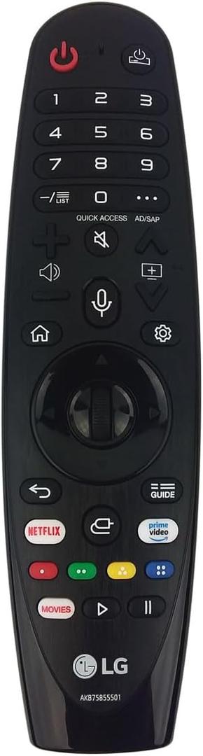 LG OEM Magic TV Remote Control with Netflix/Prime Keys (AKB75855501 / MR20GA)
