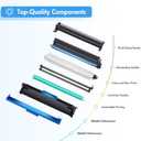414A Toner Cartridges 4 Pack: MFP M479fdw M454dw Compatible for HP414A 414X 414 M479fdn M454dn Color Laserjet Pro M479fdw M455dn M479 M454 Printer Ink High Yield with Chip Black Cyan Yellow Magenta