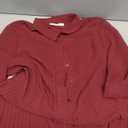 WLDRSD Women Dress, Large, Red