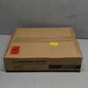 SUPERJARE Nightstand with Charging Station, Bed Side Table with Adjustable Fabric Drawer, Night Stand for Bedroom, 3-Tier Storage End Table, for Living Room, Rustic Brown and Black